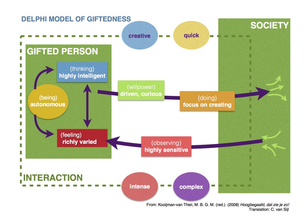 Delp=hi Model of Giftedness (Kooijman-van Tiel, 2008)